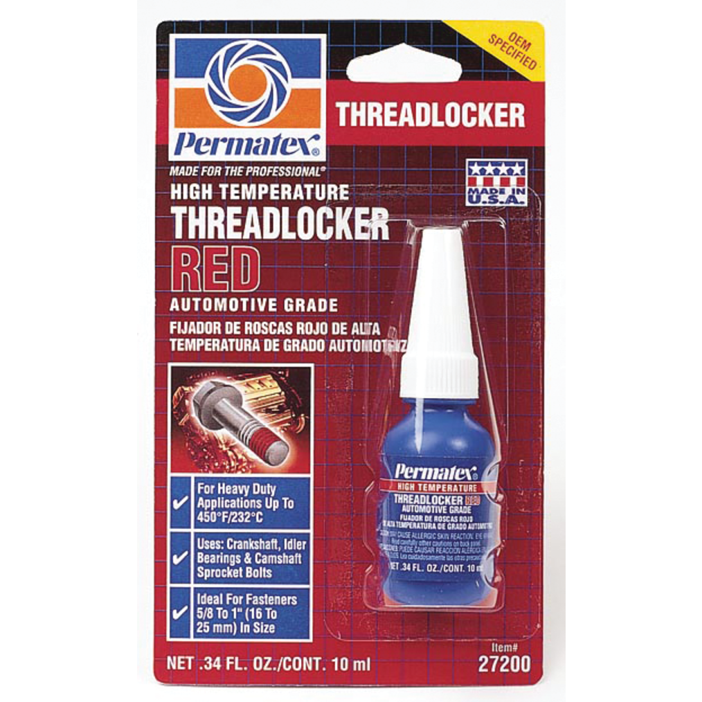 High Temperature Threadlocker - Red