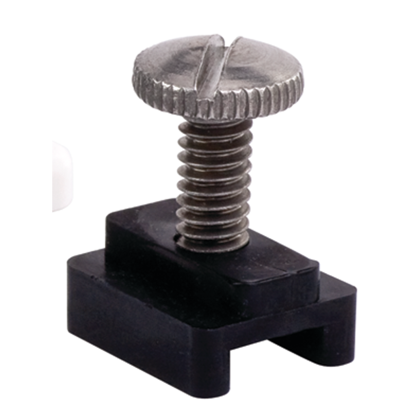 NYLON .85 TRACK SLIDE LOCK BLK*PR*