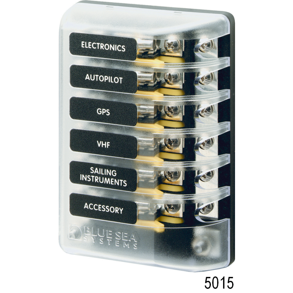 ST Glass Fuse Blocks, AGC 6 Circuit