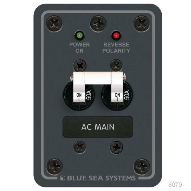 Dual Battery Bank Management Panel with DC Main Breaker
