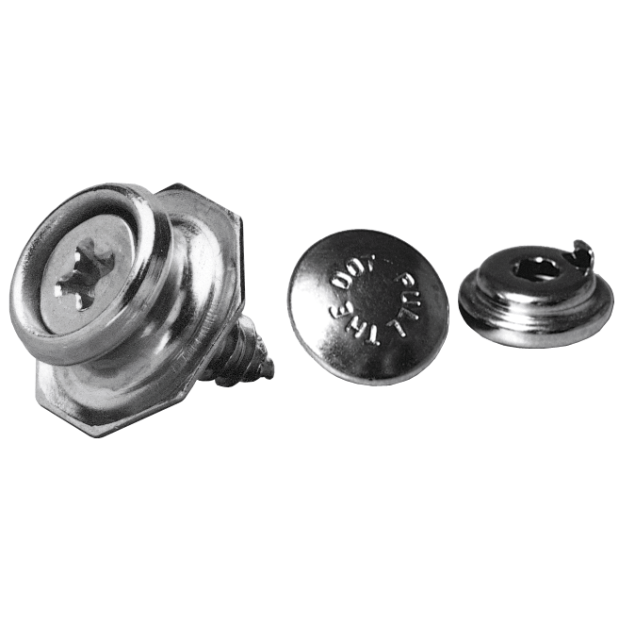 "One Way" Canvas Snap Fasteners