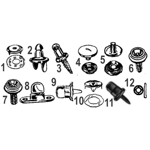 Canvas Fasteners