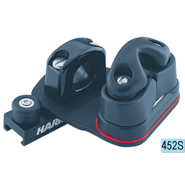 Pinstop Jib Lead with Bullseye and Cam Cleat