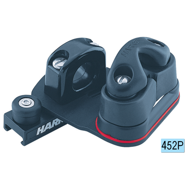 Pinstop Jib Lead with Bullseye and Cam Cleat