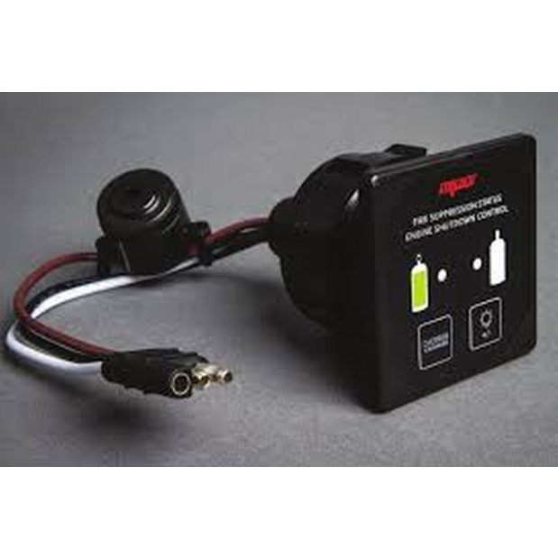 Automatic Engine Shutdown System - Square Helm Display Panel