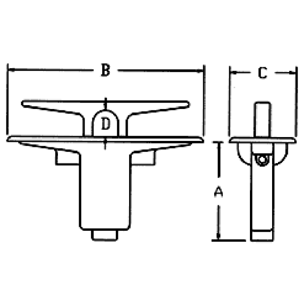 Pull-Up Cleat - 209 Series