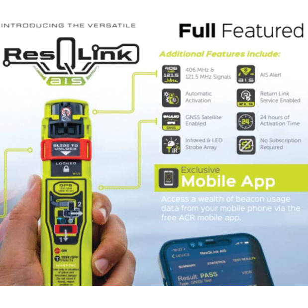 ResQLink AIS Personal Locator Beacon PLB-450 with AIS & RLS