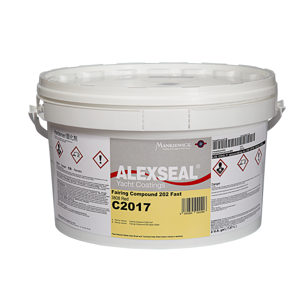 half gallon of Alexseal Yacht Coatings Fairing Compound 202 - Fast Converter Only
