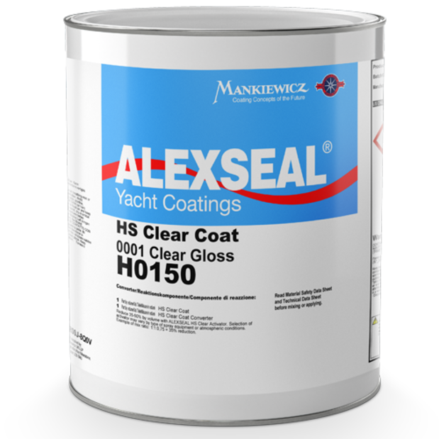 h0150 of Alexseal Yacht Coatings HS Clear Coat Gloss - H0150