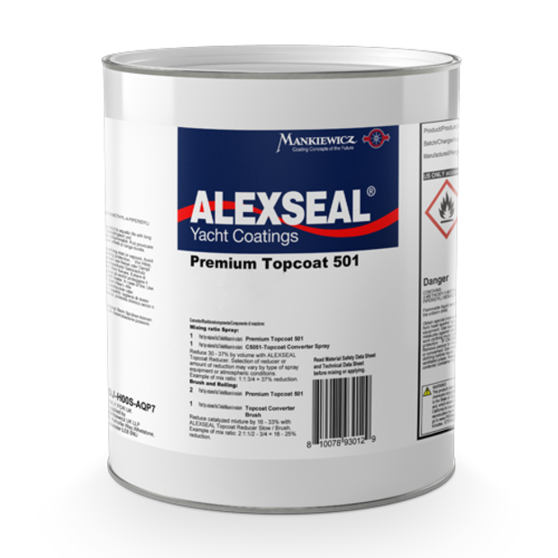 quart-1 of Alexseal Yacht Coatings Premium Topcoat 501 - Blue and Green Bases