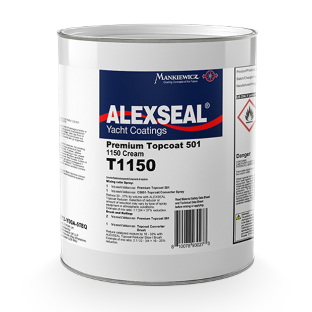t9115-4 of Alexseal Yacht Coatings Premium Topcoat 501 - White Bases