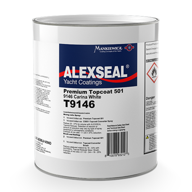 t9146-4 of Alexseal Yacht Coatings Premium Topcoat 501 - White Bases