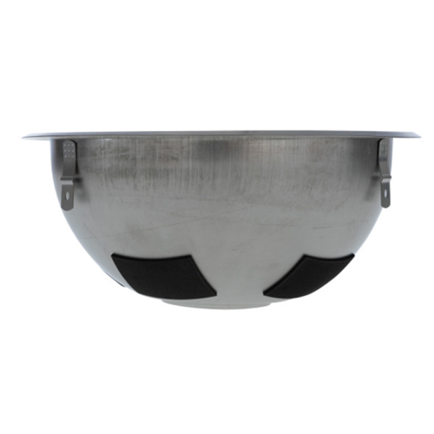 side of Ambassador Marine Half Sphere Sink - Brushed SS Finish Without Studs