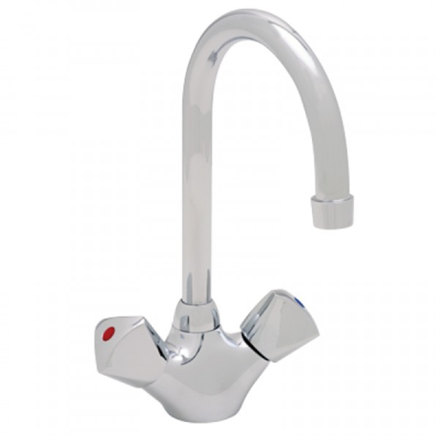 133-0202 of Ambassador Marine Trinidad High Arc Galley Mixer Faucet