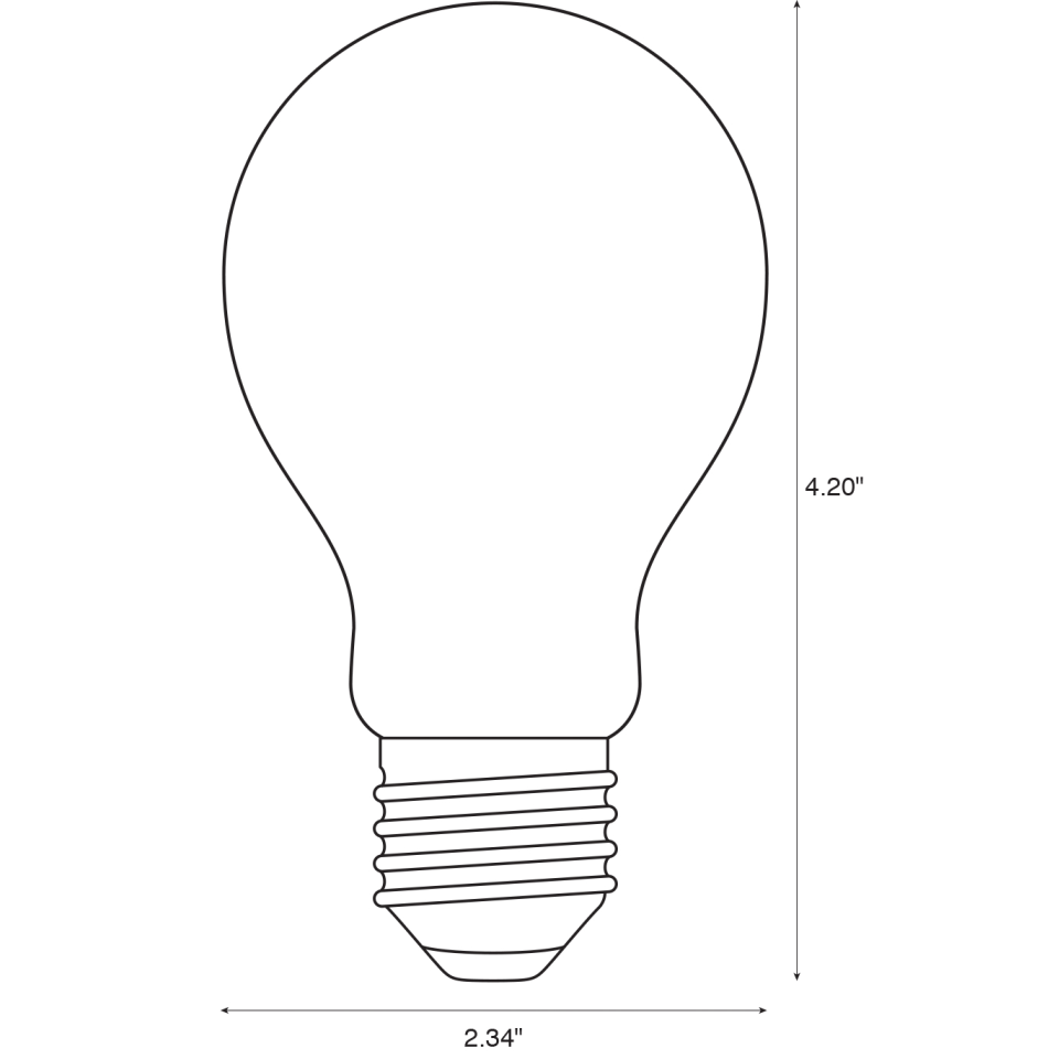 Ancor 24V Medium Screw Base Incandescent Bulbs - 55W to 50W