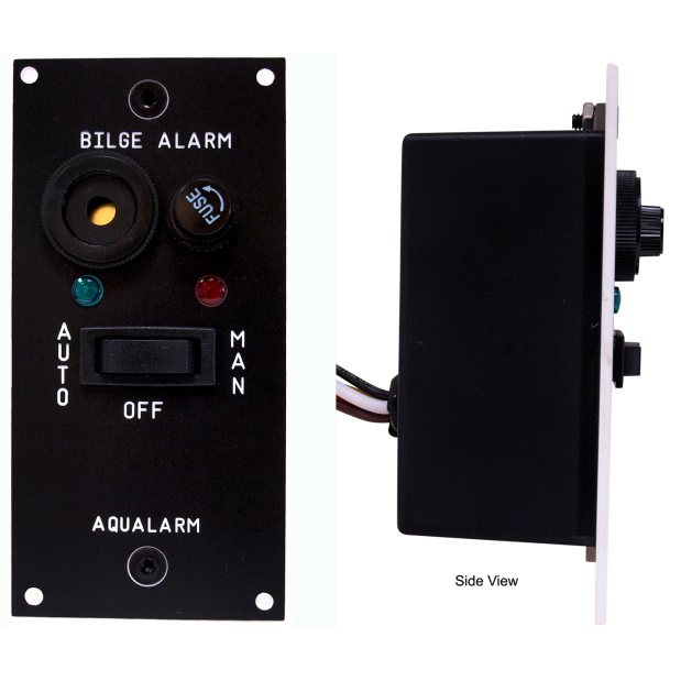 panel of Aqualarm Bilge Pump Alarm