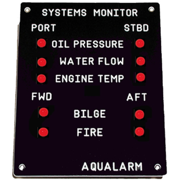 Aqualarm ASM Alarm Visual Indication Panel Only - for Twin Engines