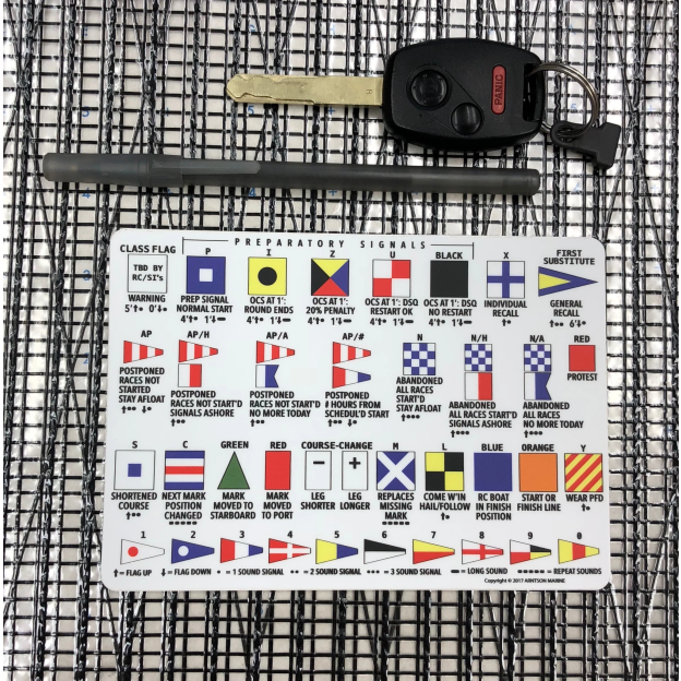 raceflag15mm of Arntson Marine Race Signal Flag Sticker 15 cm