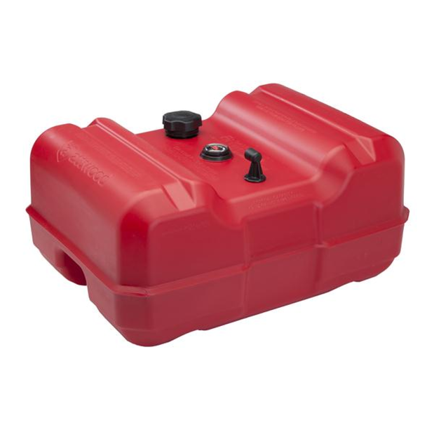 Attwood 12 Gal EPA Low Permeation Portable Fuel Tank with Gauge