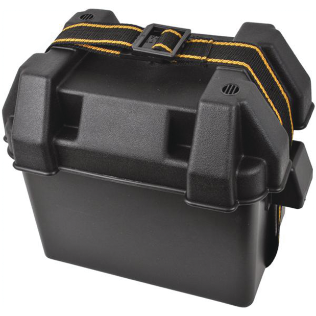 Group 16 Vented Black Battery Boxes