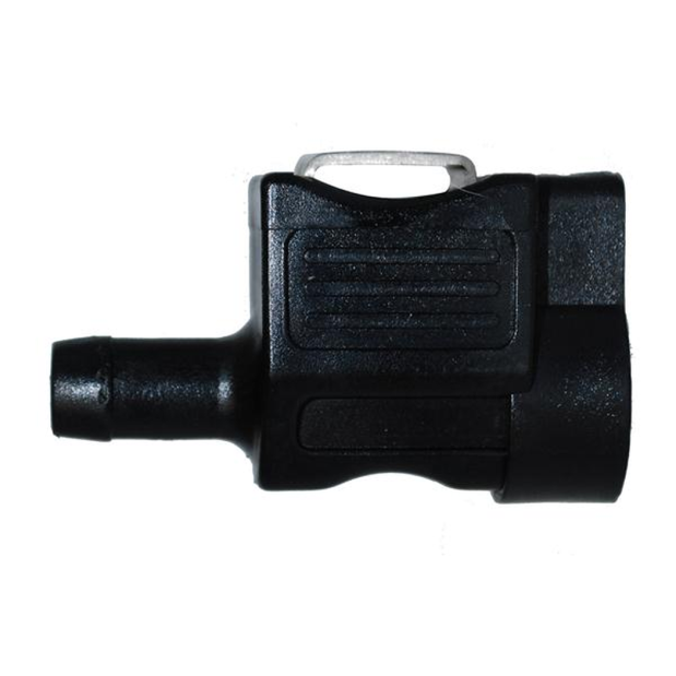 Side View of Attwood Honda Outboard Hose Fitting - Engine End