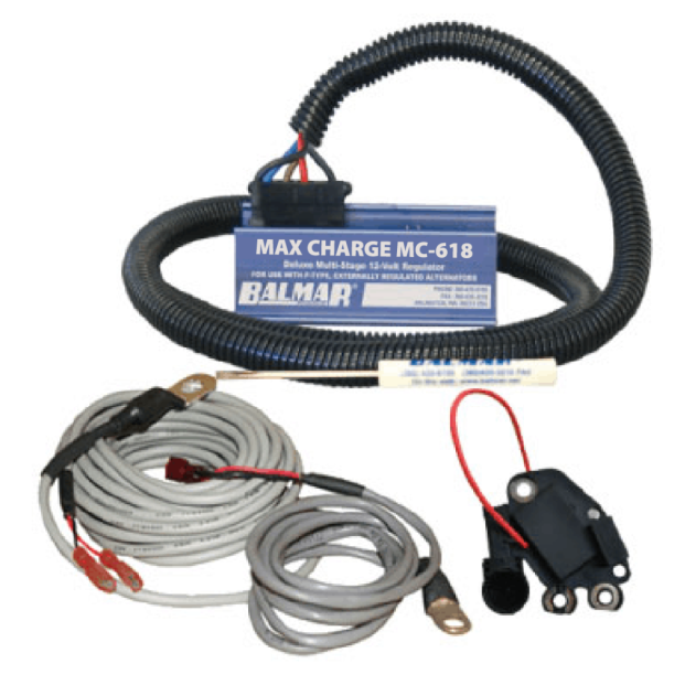 Valeo of Balmar Max Charge MC-618 Regulator Kit Smart Ready for Valeo - 12V w/ Bluetooth