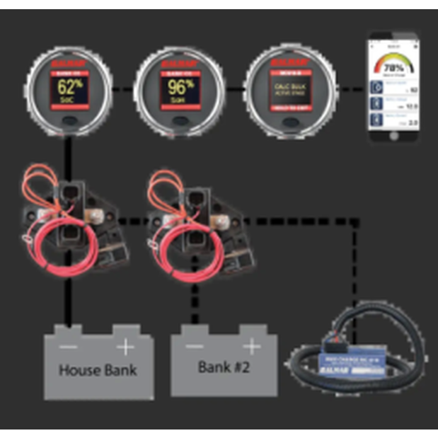 Max Charge MC-618 Multi-Stage Regulator - 12V, w/ Bluetooth Connectivity