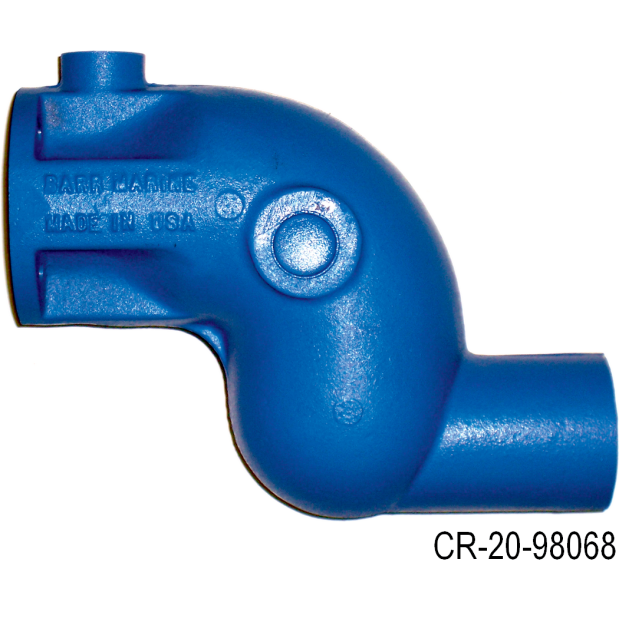 Crusader 3" Exhaust Elbow w/ Long Hose Barb of Barr Marine Crusader Replacement 3" Exhaust Elbow w/ Long Hose Barb