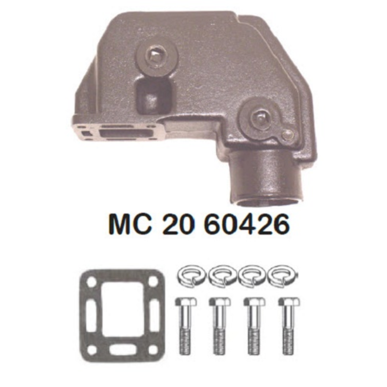 Mercruiser Riser - for V8-198, 228, 255, 260 & 898 I/O Applications