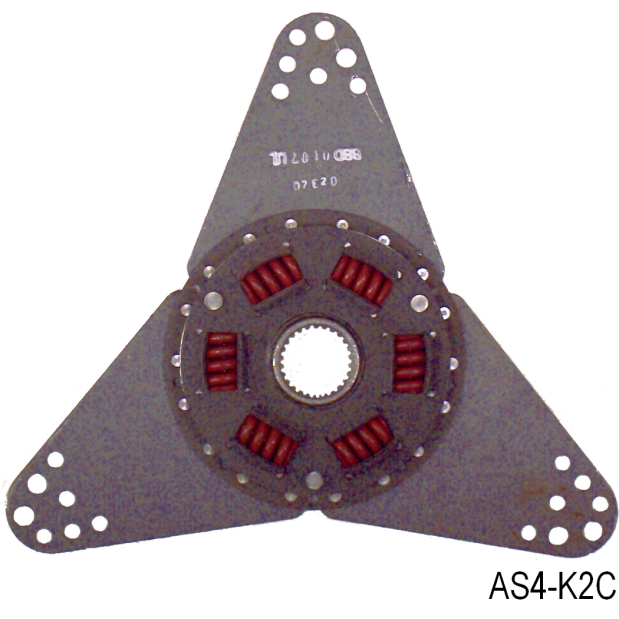 Barr Marine Three-Legged Torsional Damper Drive Plate - AS4-K2C