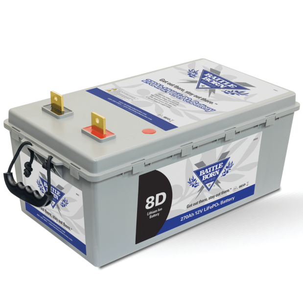 270Ah 12V LiFePO4 Deep Cycle 8D Battery