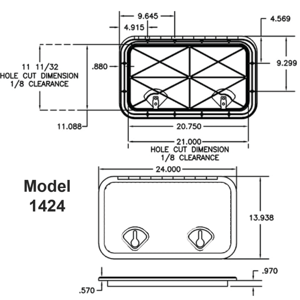 HT Series Flush Hatch