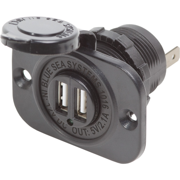 Blue Sea Systems Dual USB Charger Socket