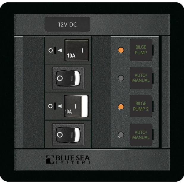 360 Panel Dual Bilge Pump Control