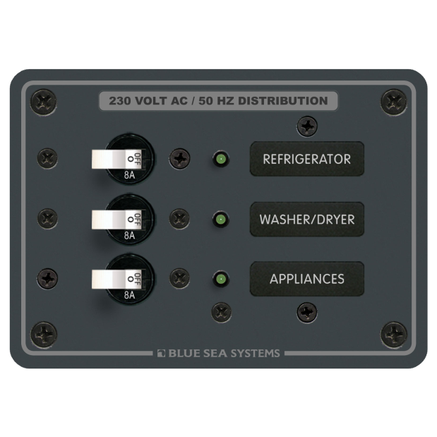 8158 of Blue Sea Systems AC 3 Position