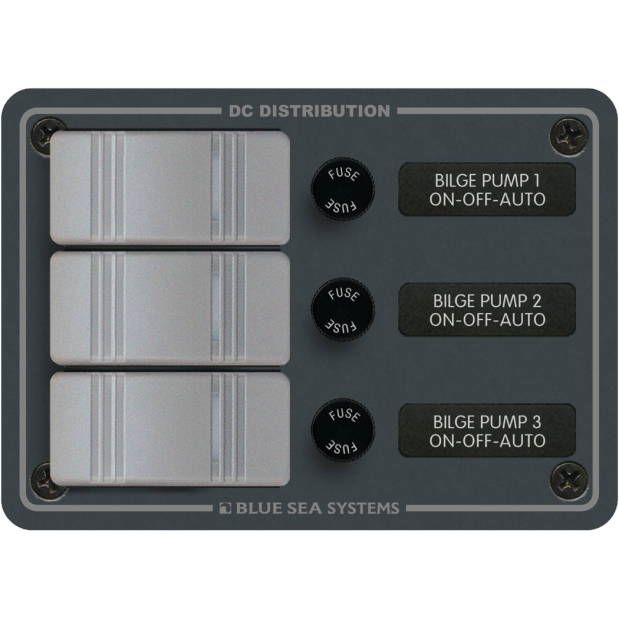 Contura Water-Resistant DC Panel - Bilge Pump Control