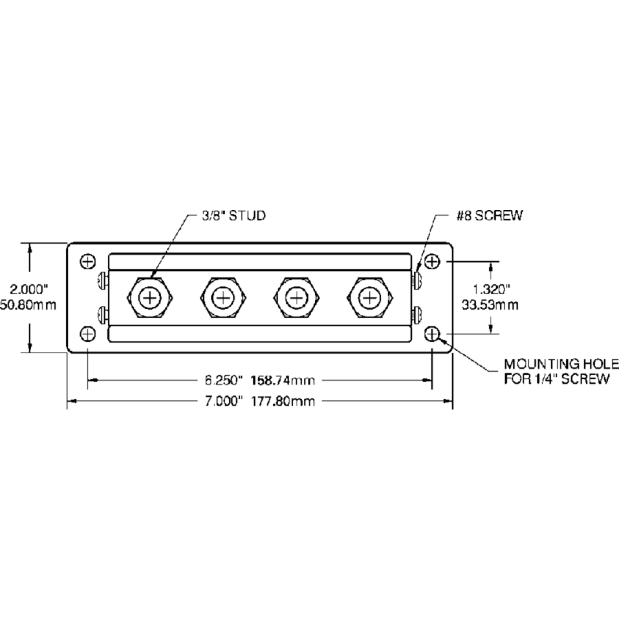 PowerBar 600 Ampere Cable Connector