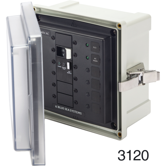 3120 of Blue Sea Systems Isolator Surface Mount System Panel Enclosures