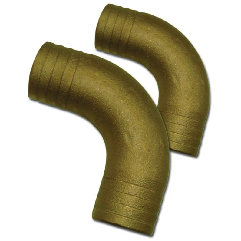 Bronze Hose to Hose Adapters - 90 Degrees