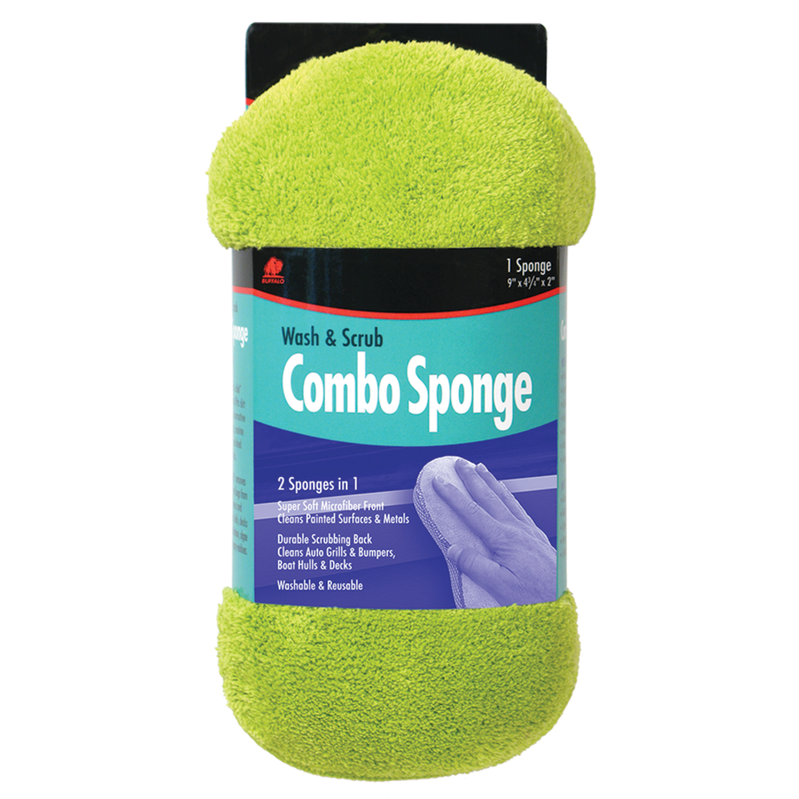 Combo Sponges - Microfiber and Scrubber in 1