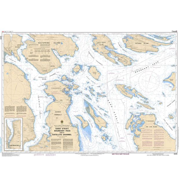 3441 of Canadian Charts Chart 3441- Canadian