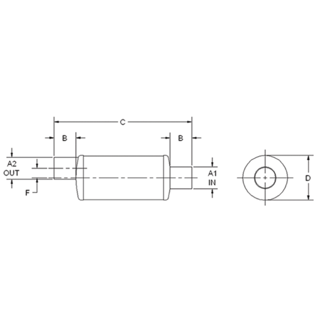 Vernatone&trade; MKII Round Muffler