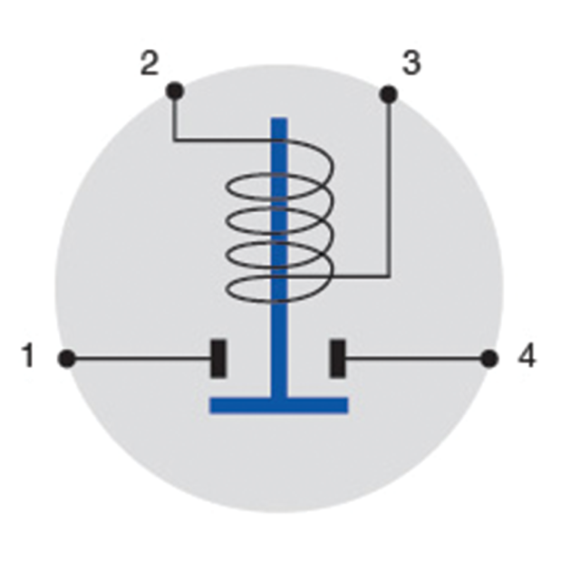 Diagram of Cole Hersee Cole Hersee 24213 - 12V, 200A Continuous Duty Solenoid