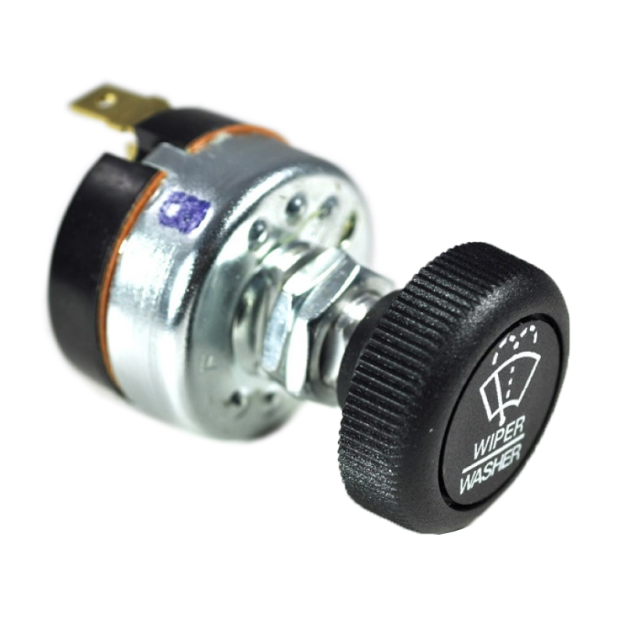 angle view of Cole Hersee Windshield Wiper Rotary Switch