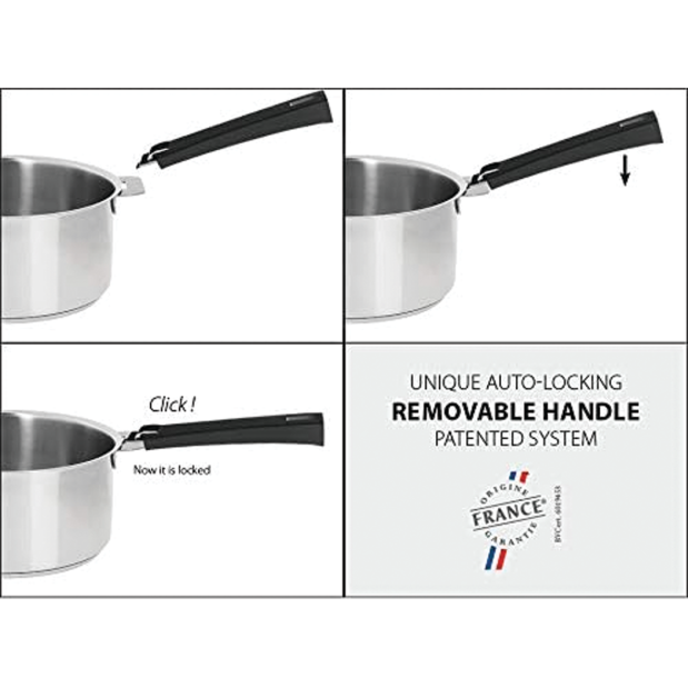 Strate Saute Pan with Glass Lid - 2, 3, 3.5 or 4.5 Qt.