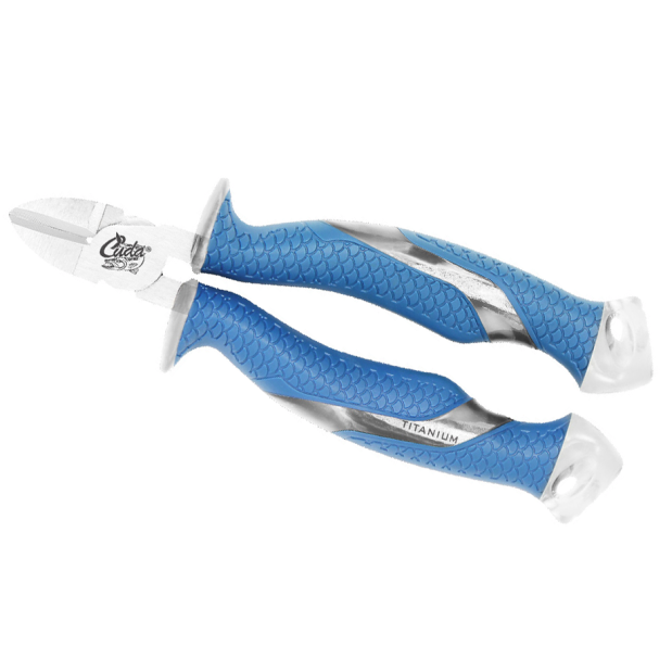 side view of Cuda 6.75" Titanium Bonded Diagonal Wire Cutters