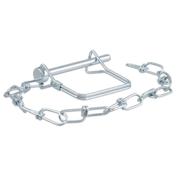 25013 of Curt Manufacturing 1/4" Safety Pin with 12" Chain