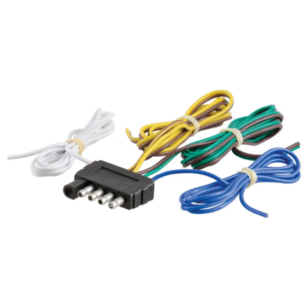 58541 of Curt Manufacturing 5-Way Flat Connector Plug, 48" Wires