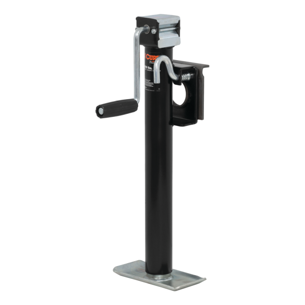 Bracket-Mount Swivel Jack w/ Side Handle - 15" Trav