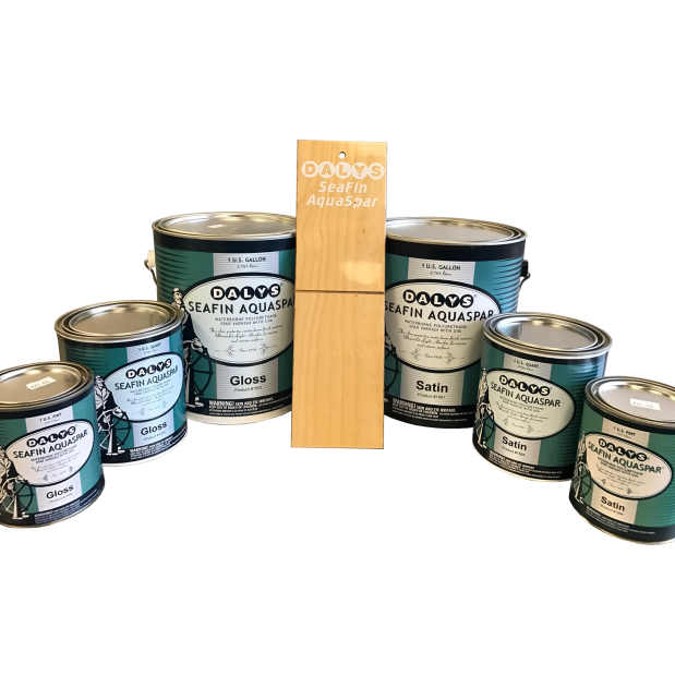 SeaFin Aqua Spar Clear Polyurethane Varnish
